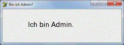 Ich bin Admin