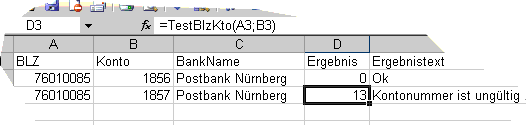 Excel-Tabelle